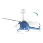 EnergySilence Aero 4600 Helicopter Μπλε Παιδικός Ανεμιστήρας Οροφής Cecotec 100 Cm Με Τηλεχειριστήριο - Image 2