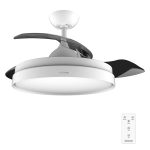 ENERGYSILENCE AERO 4280 Invisible Ασημί Ανεμιστήρας Οροφής Με Αναδιπλούμενα Πτερύγια & LED Φωτιστικό