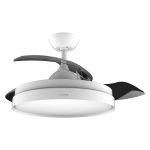 ENERGYSILENCE AERO 4280 Invisible Ασημί Ανεμιστήρας Οροφής Με Αναδιπλούμενα Πτερύγια & LED Φωτιστικό - Image 2