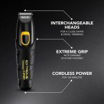 WAHL Extreme Grip Advanced – Επαναφορτιζόμενο Τρίμερ Προσώπου & Σώματος 4‑in‑1-Μαύρο - Image 5