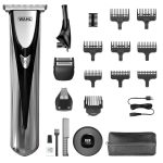 WAHL Elite Groom – Επαναφορτιζόμενο Ψηφιακό Τρίμερ Πολλαπλών Χρήσεων με 4 Κεφαλές & Λεπίδα T‑Blade - Image 3