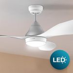 EnergySilence Aero 5200 White Ανεμιστήρας- Οροφής Φωτιστικό Cecotec 122 Cm Με Τηλεχειριστήριο - Image 4