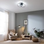 EnergySilence LampAero 650 Iron Design Ανεμιστήρας Οροφής Φωτιστικό Cecotec 59 cm Με Τηλεχειριστήριο Μαύρο - Image 2