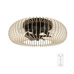EnergySilence LampAero 600 Natural WhiteWood Ανεμιστήρας Οροφής Φωτιστικό Cecotec 60 Cm Με Τηλεχειριστήριο