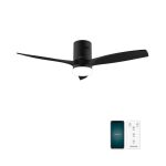EnergySilence Aero 5600 Aqua Black & Black Connected Ανεμιστήρας Οροφής Cecotec 132 Cm Με Wi‑Fi & Τηλεχειριστήριο
