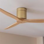 EnergySilence Aero 5500 Aqua Gold & LightWood Connected Ανεμιστήρας Οροφής Cecotec 132 Cm Με Wi‑Fi & Τηλεχειριστήριο - Image 4