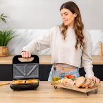 Cecotec Rock’nToast Classic+ 02963 – Τοστιέρα Γκριλιέρα 800W με Τριγωνικές Πλάκες RockStone - Image 3