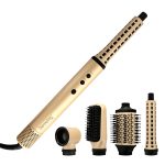 Επαναφορτιζόμενο Demeliss AirFlow Styler 20035 Multistyler Μαλλιών 4 Σε 1 Χρυσό