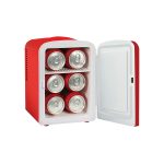 ELLE HOME Mini Cooler 4L – Κόκκινο – Θερμοηλεκτρικό Ψυγείο Καλλυντικών & Αναψυκτικών - Image 4
