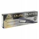 Gama Dual Plate X‑Wide GI3034 Πρέσα Μαλλιών Τιτανίου & Κεραμικής 230°C Μαύρο Ματ - Image 2