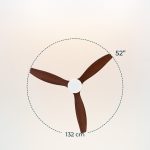 EnergySilence Aero 5600 Classic Black Ανεμιστήρας Οροφής Φωτιστικό Cecotec 132 Cm Με Τηλεχειριστήριο - Image 4