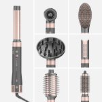 Gama UniQ Vibrance Επαγγελματικό Multistyler 8‑σε‑1 Μαύρο με Ροζ Χρυσό - Image 3