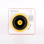 Kodak Spin – Φορητό Bluetooth Ηχείο 10W με Retro Compact Σχεδιασμό – Κίτρινο