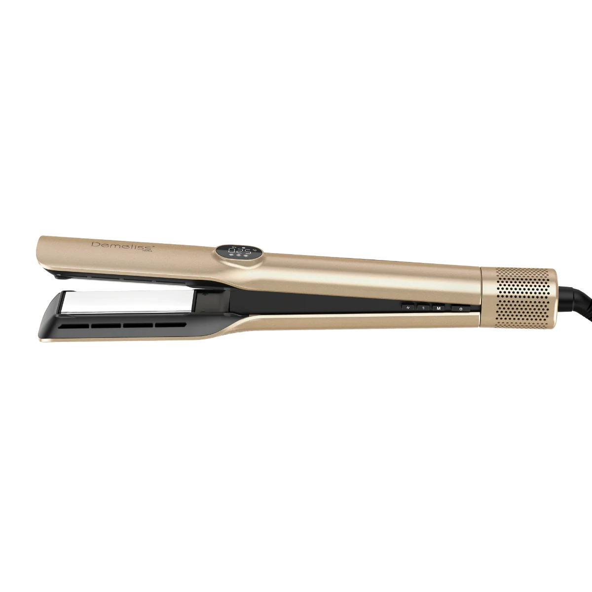 103444 Demeliss Liss & Dry 2 σε 1 Πρέσα Ισιώματος & Στεγνώματος- Χρυσό - Image 1