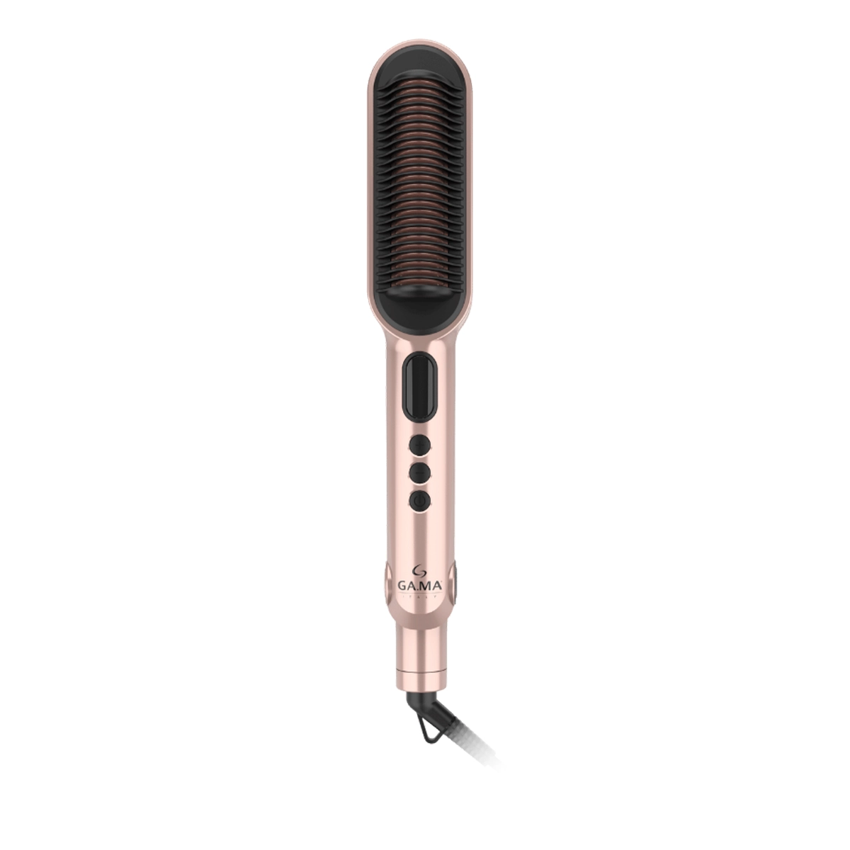 103455 GA.MA Waver & Brush Ροζ Χρυσό – Συσκευή Styling 2 σε 1 με Micro Glitt & Nano Silver - Image 1