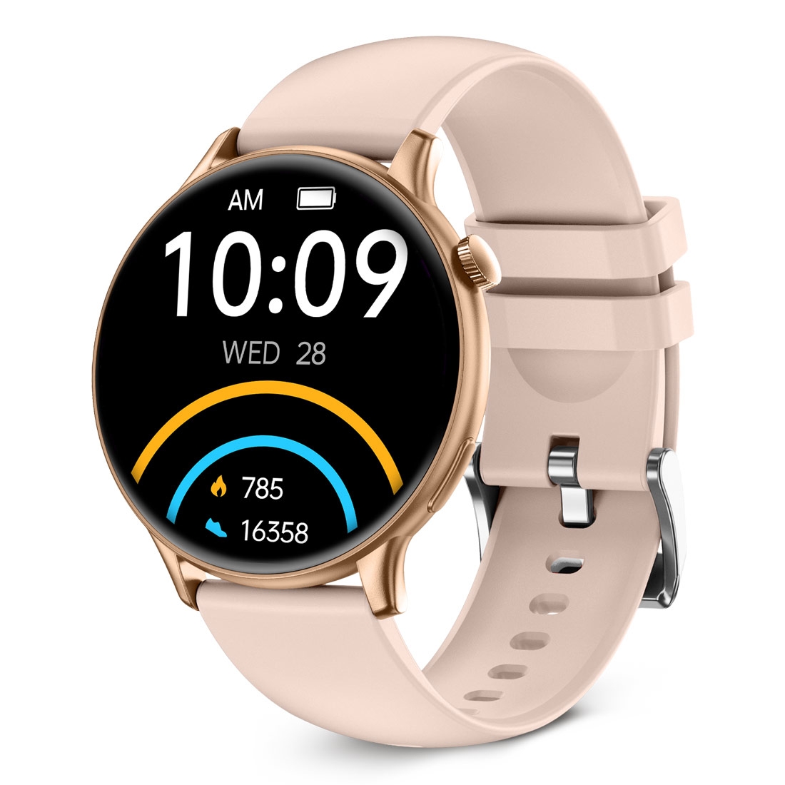 118903_01 KSIX Smartwatch Core 2, 1.43" AMOLED IP67 Sports & Health Mode Ροζ BXSW24R - Image 1