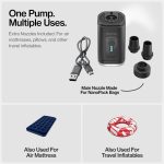 STATIK NANOPACK PUMP FOR VACUUM TRAVEL BAG PUP-0091-BLK - Image 2