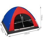 Σκηνή Camping Igloo 4 Εποχών για 4 Άτομα 190x190x123εκ. 00023485 - Image 2