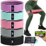 Loop Bands Σετ 5τμχ Διαφορετικής Αντίστασης Πολύχρωμα 0.74m 00025877