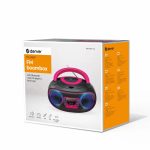 Denver TCL‑212BT Pink – Φορητό Boombox Bluetooth / CD / USB / FM / AUX Μαύρο‑Ροζ - Image 2