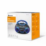 Denver TCL‑212BTBU BLUE – Φορητό Ηχοσύστημα Bluetooth / CD / USB / FM / AUX Μπλε‑Μαύρο - Image 2