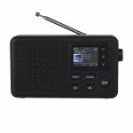 Denver Φορητό Επαναφορτιζόμενο Ραδιόφωνο DAB+/FM με Bluetooth Μαύρο DAB-57