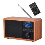 Adler Επιτραπέζιο Ραδιόφωνο Ρεύματος DAB+/FM με Ρολόι και Ξυπνητήρι Καφέ AD_1184