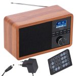 Adler Επιτραπέζιο Ραδιόφωνο Ρεύματος DAB+/FM με Ρολόι και Ξυπνητήρι Καφέ AD_1184 - Image 4