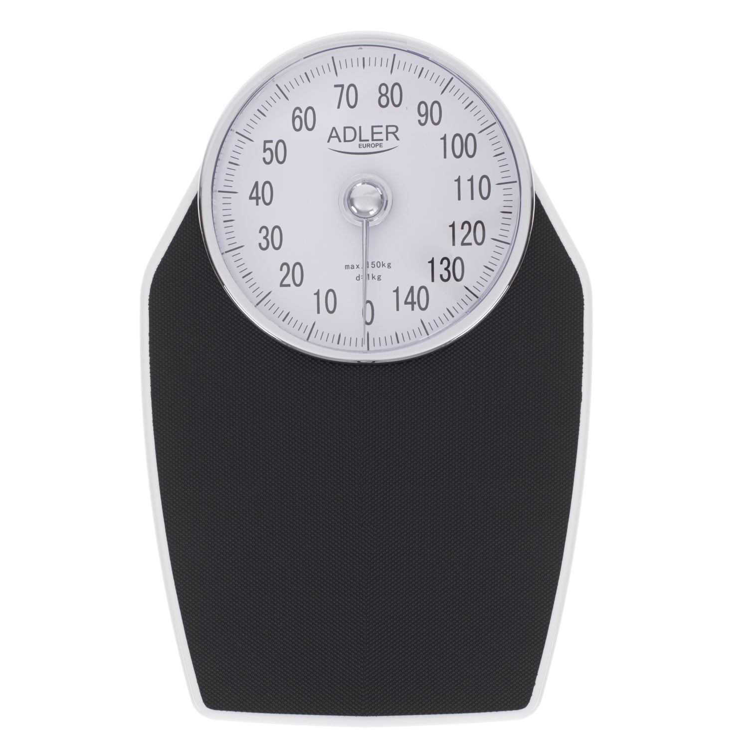121252_01 Adler Αναλογική Ζυγαριά Μπάνιου έως 150kg Μαύρη AD_8177 - Image 1