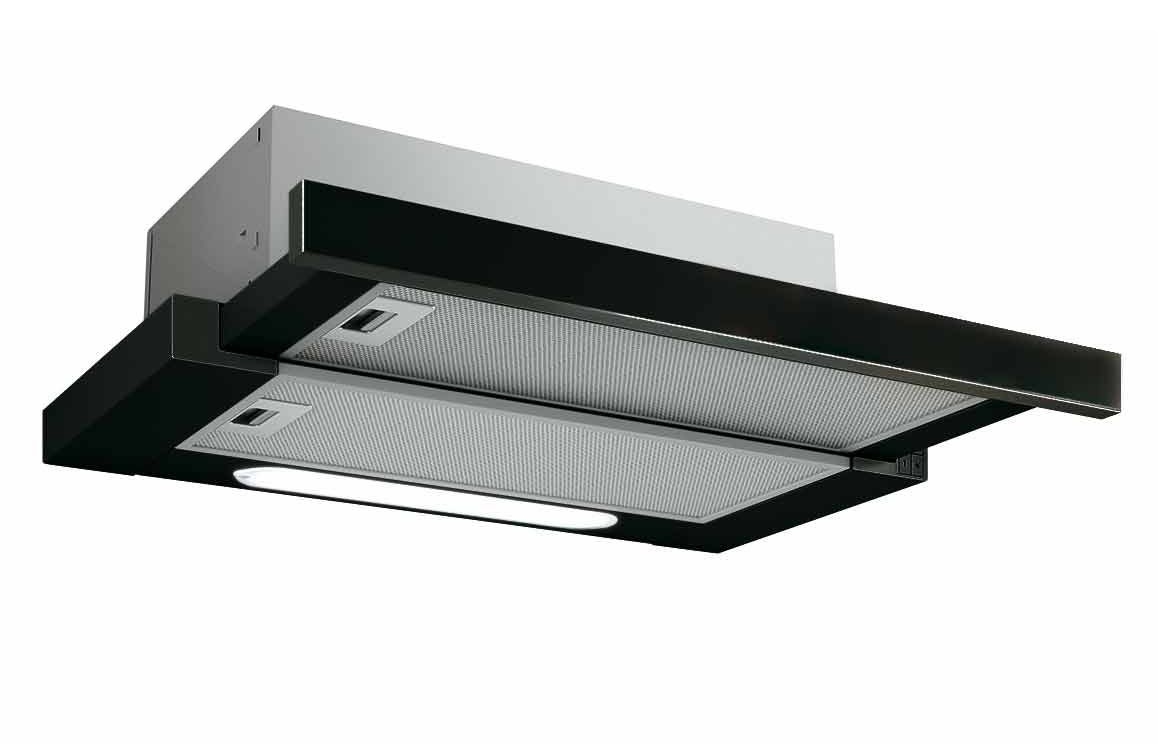 121407_01 Elica Elite 14 LUX BL/A/60 Συρόμενος Απορροφητήρας 60cm Μαύρος - Image 1