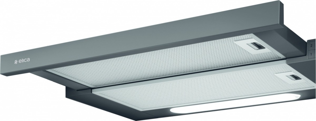 121418_01 Elica Elite 14 LUX BL/A/50 Συρόμενος Απορροφητήρας 50cm Μαύρος - Image 1