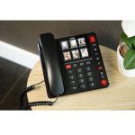 Fysic FX3930 – Ενσύρματο Τηλέφωνο με Ενίσχυση Ήχου & SOS / Με Φωτομνήμη- Μαύρο - Image 5
