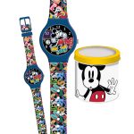 Σχολικό Σετ Νηπιαγωγείου Mickey 4 Τεμαχίων – Τσάντα Πλάτης 32cm, Κασετίνα, Παγούρι BPA Free & Ρολόι Mickey - Image 2