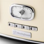 Westinghouse Retro Series – Φρυγανιέρα 2 θέσεων / 815W / 6 επίπεδα- Λευκό - Image 5