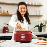 Westinghouse Retro Series – Φρυγανιέρα 2 θέσεων / 815W / 6 επίπεδα- Κόκκινο - Image 4