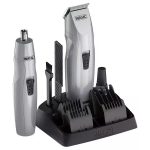 Wahl Moustache & Beard Combo Σετ Τρίμερ Μπαταρίας & Τρίμερ Μύτης‑Αυτιών Ασημί