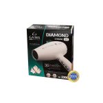 Ga.ma Diamond Ceramic 3D Σεσουάρ Μαλλιών 2300W- Λευκό - Image 2
