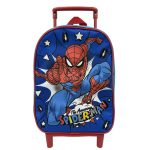 Σχολικό Σετ Νηπιαγωγείου Spiderman 5 Τεμαχίων – Τσάντα Τρόλεϊ 29cm, Κασετίνα 3D, Παγούρι, Δοχείο Φαγητού & Ρολόι LED - Image 3
