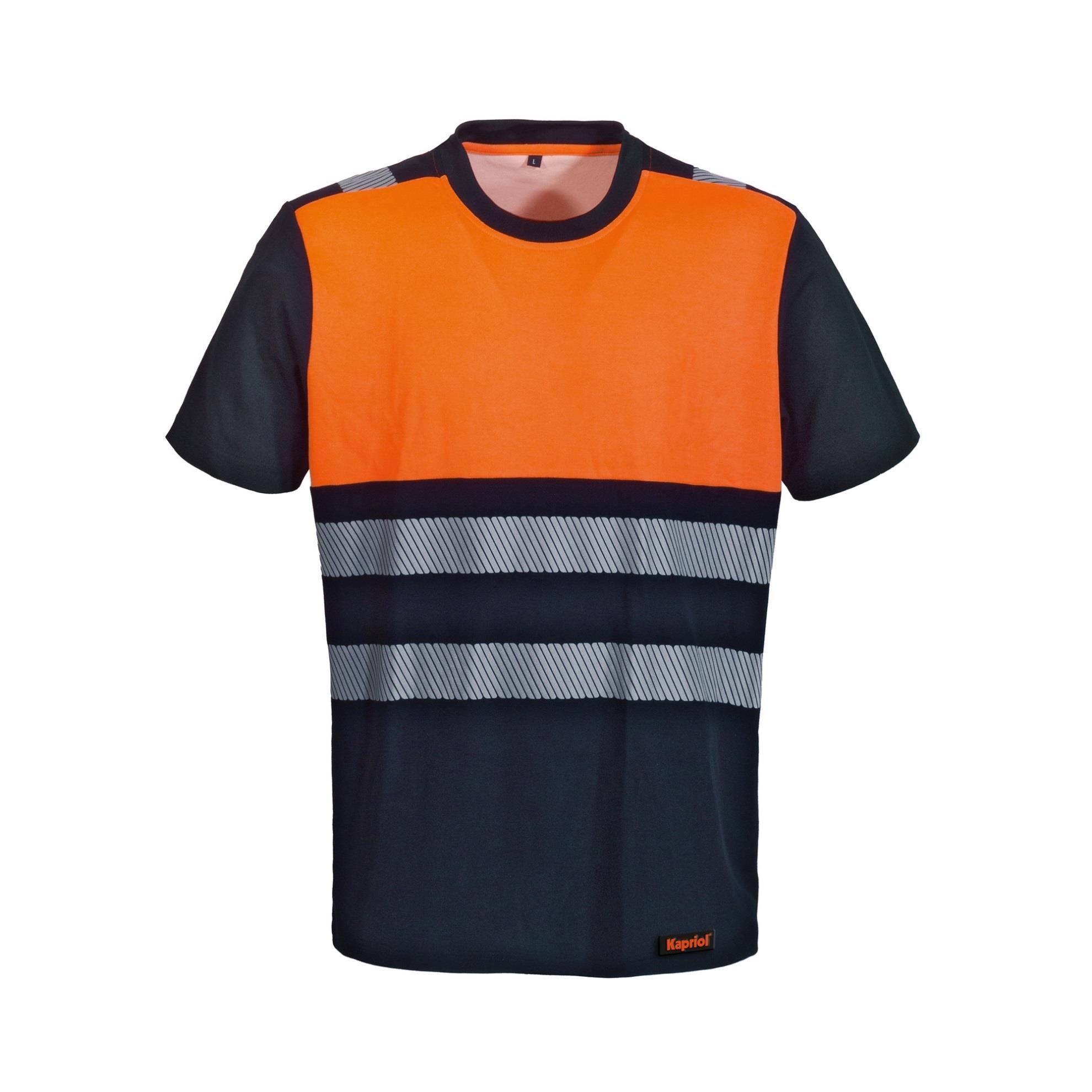 7add55ee15d64c6180fc278270c31b1d Μπλούζα t-shirt ανακλαστίκη πορτοκαλί XL - Image 1