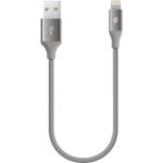 Ttec AlumiCable Mini Lightning Καλώδιο Φόρτισης και Συγχρονισμού 30 cm SpaceGrey