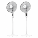 Σετ 2 Τεμαχίων – EnergySilence 515 MaxFlow White Ανεμιστήρας Δαπέδου με Ορθοστάτη Cecotec 40 cm Λευκό