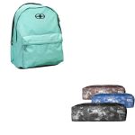 Σχολικό Σετ No Fear Turquoise – Εφηβικό Σακίδιο 25 lt & Κασετίνα Denim