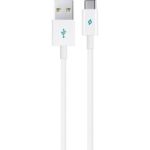 Ttec Type‑C USB Καλώδιο Φόρτισης και Συγχρονισμού 1.2m Λευκό