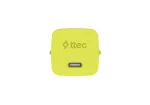 Ttec SmartCharger GaN 45W PD Ταχυφορτιστής USB‑C Με Καλώδιο 3A Neon Yellow - Image 2