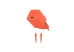 Ttec SmartCharger GaN 45W PD Ταχυφορτιστής USB‑C Με Καλώδιο 3A Neon Orange
