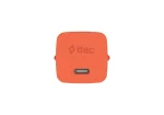 Ttec SmartCharger GaN 45W PD Ταχυφορτιστής USB‑C Με Καλώδιο 3A Neon Orange - Image 2