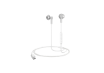 Ttec Rio Fit Style USB‑C Ενσύρματα Ακουστικά με Μικρόφωνο – Λευκό