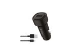 Ttec SmartCharger 2.4A Φορτιστής Αυτοκινήτου με Lightning Καλώδιο- Μαύρο