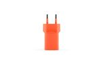 Ttec SmartCharger GaN 20W PD Ταχυφορτιστής Ταξιδιού USB‑C – Lightning Καλώδιο 120cm Neon Orange - Image 3