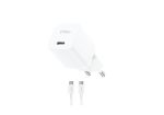 Ttec SmartCharger GaN 20W PD White Ταχυφορτιστής USB‑C Με Γρήγορη Φόρτιση